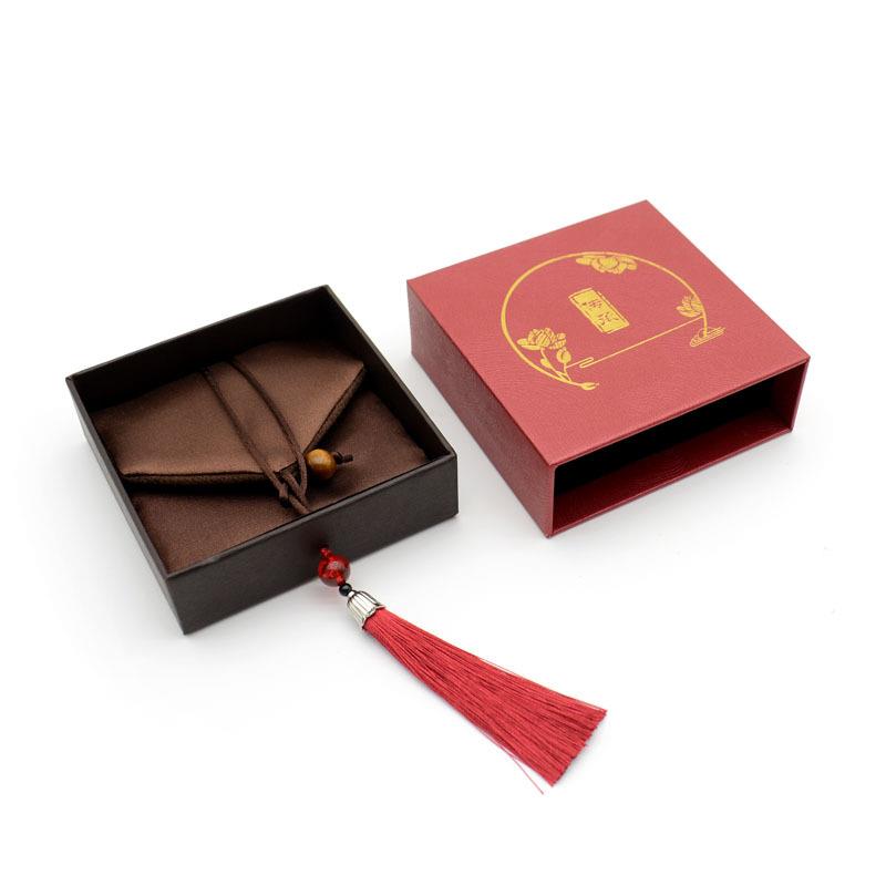 复古古风传承盒包装盒礼盒中国风烫金抽拉盒手镯手串收纳盒