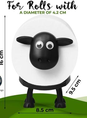 绵羊卷纸架heep oile Roll Hol有趣的厕纸夹创意卷纸架