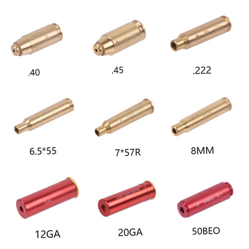 红色.223REM 激光校准器 30-06/ 270 12GA 308 归零器 激光校准仪