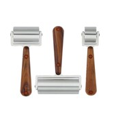 不锈钢皮革滚轮 手工driy压合器双轴承实心压胶轮皮料贴合滚压工