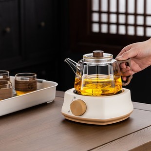 玻璃茶壶泡茶家用耐高q温电陶炉煮茶器围炉明火提梁烧水壶养生茶