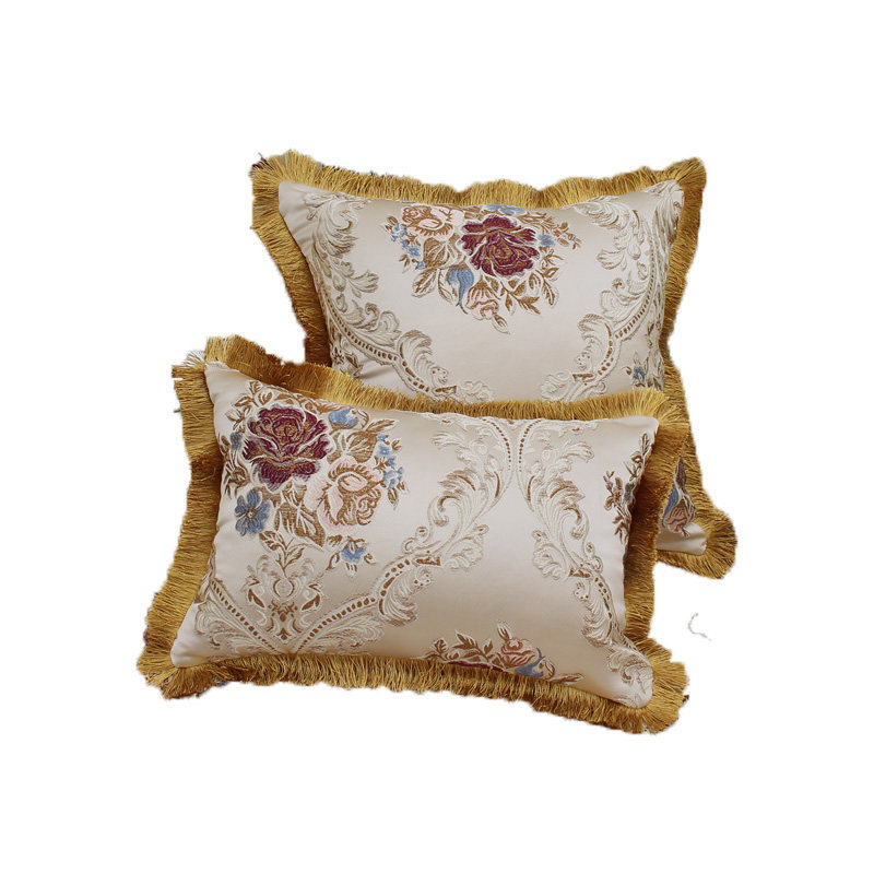 客厅欧式靠枕腰枕沙发抱枕复古刺绣靠垫套子办公室V酒店含芯大腰,居家布艺,靠垫/抱枕,淘宝优惠券,粉丝福利购,淘宝优惠卷