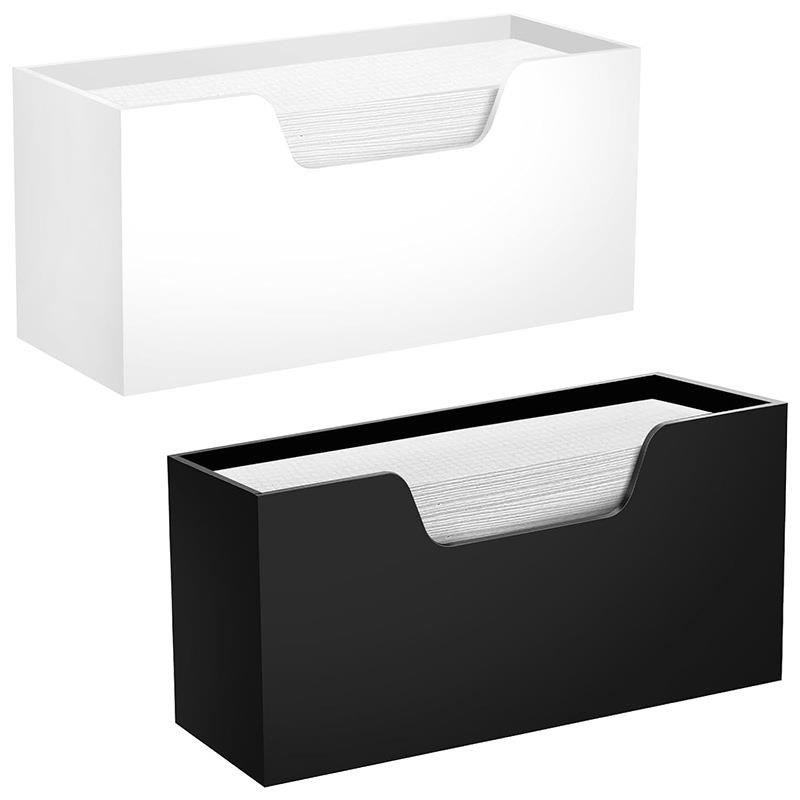 亚马逊热销亚克力纸巾盒餐巾纸分装盒手帕纸收纳盒餐厅纸巾架