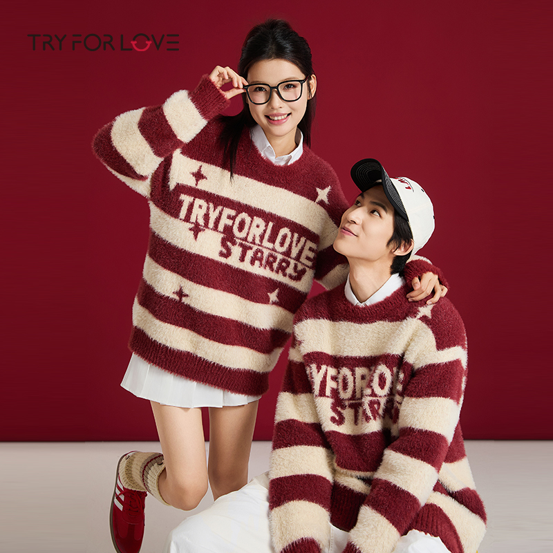 TRYFORLOVE情侣装毛衣2024新款
