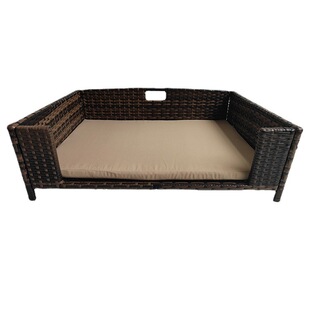 手工藤编绳编织简约风猫窝冬暖夏凉四季可用猫狗窝宠物窝猫床狗床