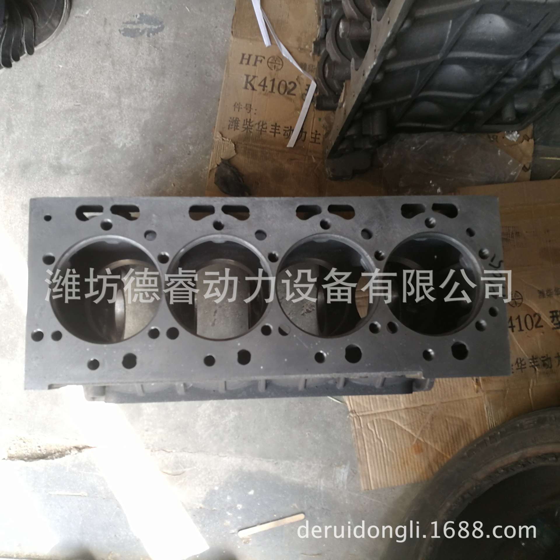 潍坊系列发电机组柴油机发动机配件 ZH4105 R4105 缸体 机体 外壳