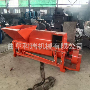 花生秧地瓜秧除膜粉碎机 多功能筛土揉丝 中小型果子秧去膜揉丝机