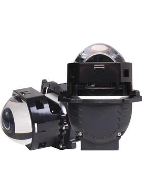 三为车灯SANVI高亮3寸方形矩阵69W77WLED双光透镜大灯改装升级