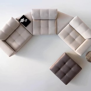 北欧轻奢异形沙发北欧洽谈区沙发会客区沙发别墅区沙发酒店沙发