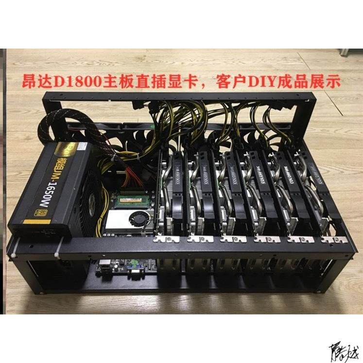 多显卡架子台式机16卡支架机房外置电脑架机架绝缘服务器开放式