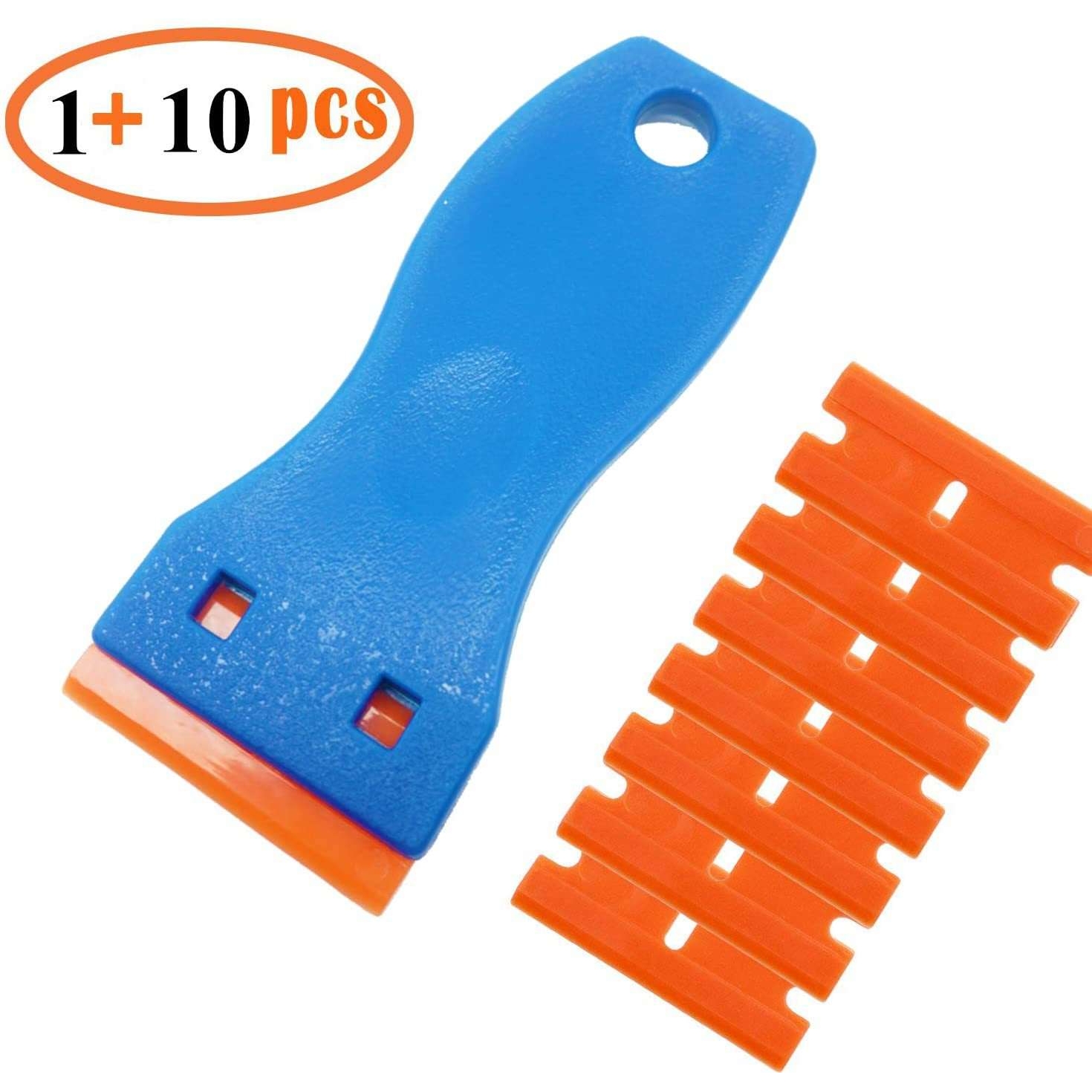 23件套窗膜应用套件 窗户着色工具套件包裹套件，毡边刮刀、刮刀