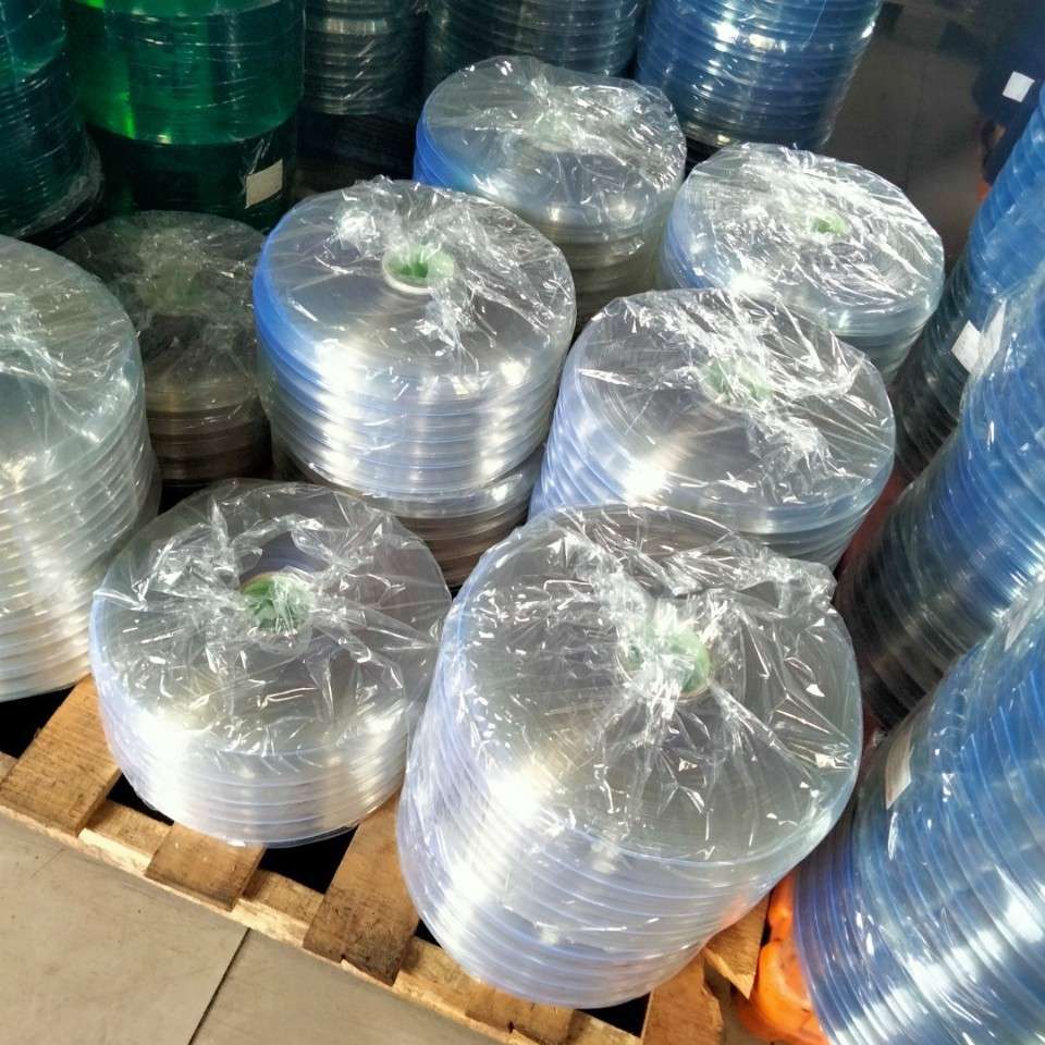 PVC塑料防粘条纹软门帘高透明塑料皮门帘直销整卷门帘