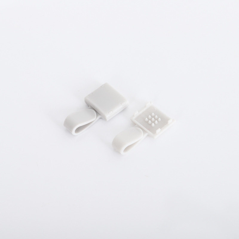 挂绳扣子现货批发 灰白色1cm 1.5cm 塑料扣子吊绳配件