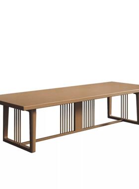 新条茶中式实木茶桌全套室IRL茶楼办公室禅意简约家泡茶桌用长茶