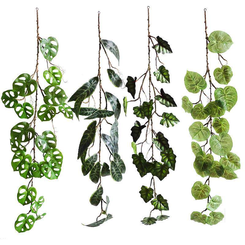 仿FLO中调真龟背墙上面装饰壁挂吊绿叶藤条空水管道缠绕花藤空悬,鲜花速递/花卉仿真/绿植园艺,仿真绿植,淘宝优惠券,粉丝福利购,淘宝优惠卷