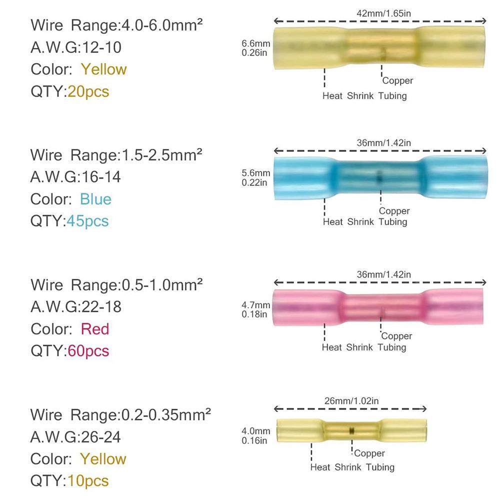 yeba热21PCS缩防水端子盒装0UIY中接管焊锡环热缩端子组合套装,电子元器件市场,连接器,淘宝优惠券,粉丝福利购,淘宝优惠卷