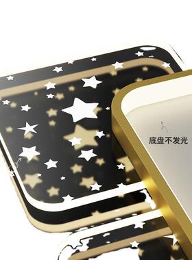 智客厅灯简现代用灯具约组合全屋套餐吸顶灯支持语WOD音控制能灯