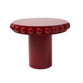 法式 复古风0505啡玻璃钢圆桌桌矮凳意创设计家用中古奶油风咖桌餐