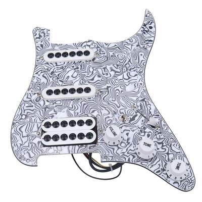 SSH电吉他拾音器电路板套装 STSQ单单双拾音器护板电吉他线路总成