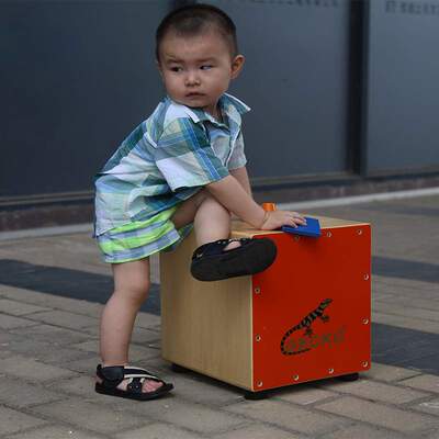GECKO壁虎儿童箱鼓卡宏鼓 早教音乐启蒙幼儿园手拍卡洪鼓培训班