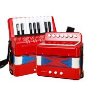 17键手风琴儿童学生兴趣培养7键迷你玩具乐器跨境热销圣诞礼物