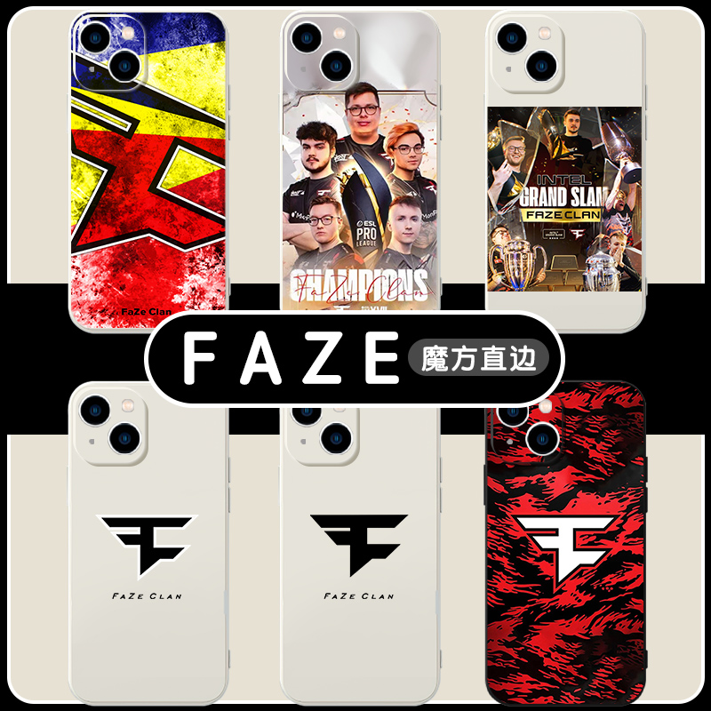 faze手机壳clan苹果13适用华为mate40pro队服iPhone14promax联名CSGO50vivo周边OPPO小米12x冠军11p游戏p50cs