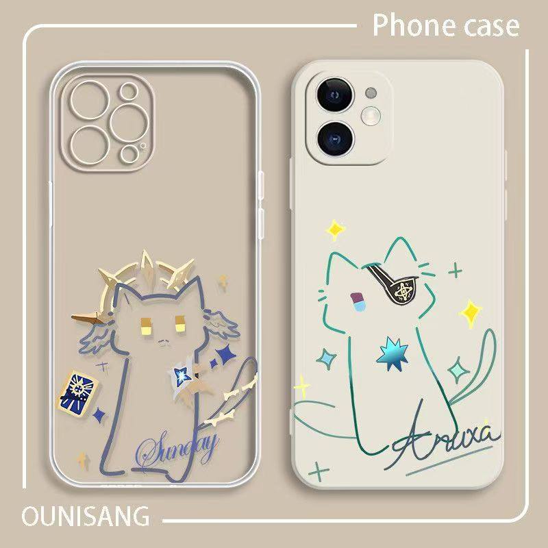 崩坏星穹铁道简约线条那刻夏星期日猫猫手机壳适用于苹果16华为OPPOk9vivo小米14红米k70iQOO软一加荣耀90