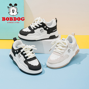 巴布豆儿童板鞋男童女童运动鞋2026新款春季轻便软底女款男款鞋子