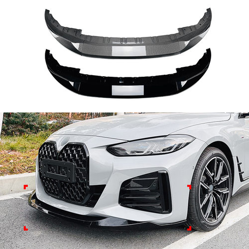 适用宝马4系 G26前唇 M Sport 2020+ 前杠前铲外饰跨境改装