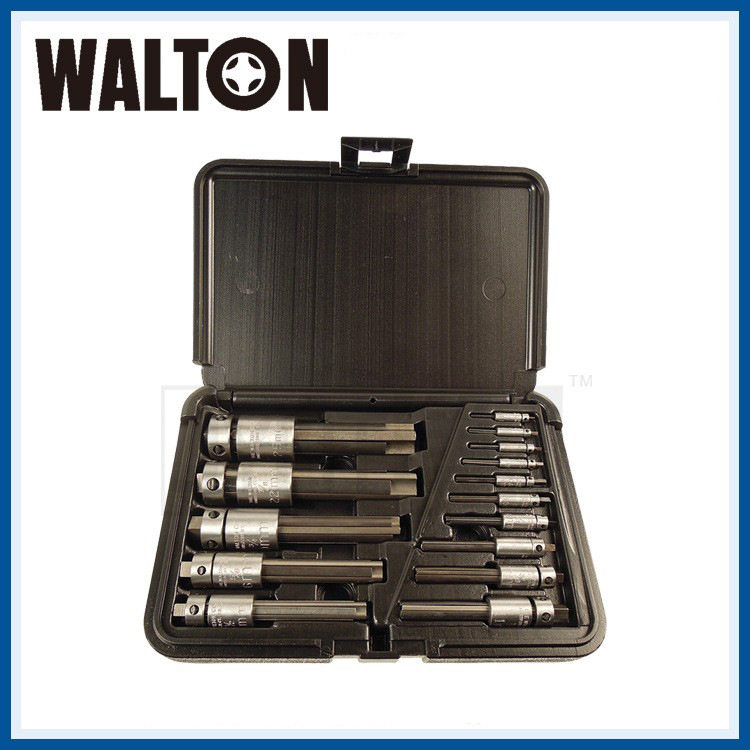 WALTON 18015-3 15件套 折断丝锥取出器套装 用于直槽 3刃