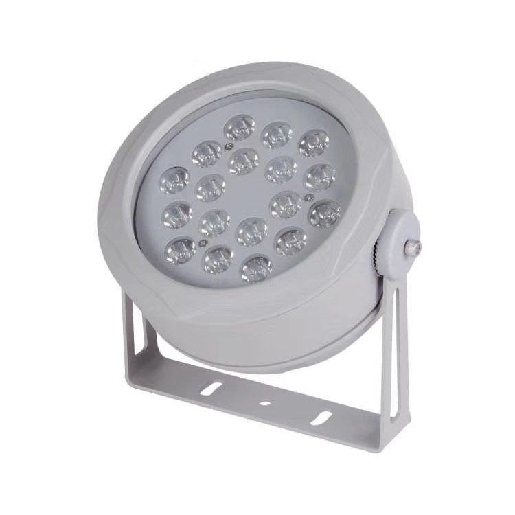 LED投光灯外壳24W36W40W60W70W100W压铸射灯外壳户外厂家圆形