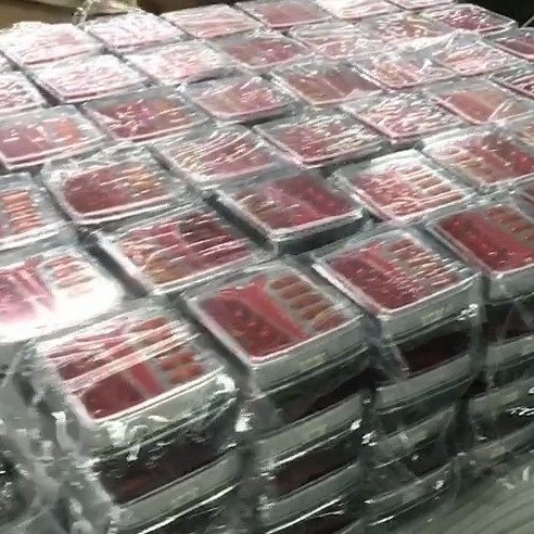 无线汽车尾灯跨境出口转向示宽LED箭头拖车货改装车尾灯12-24V