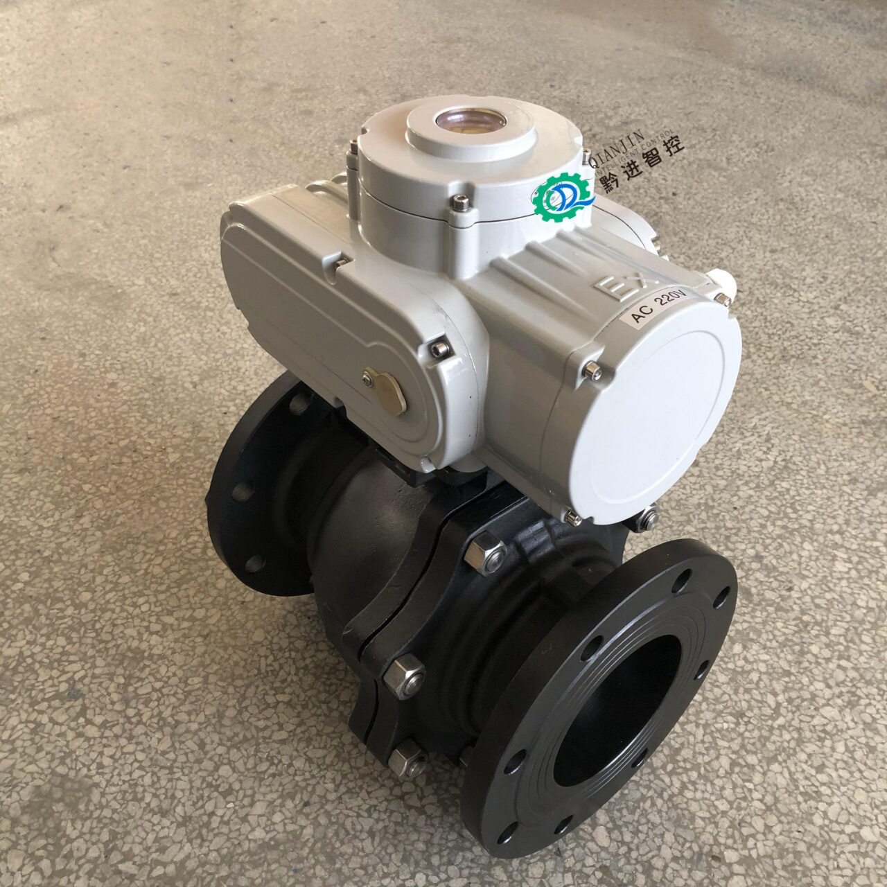 Q941Y-25PDN80手动球阀改电动球阀加装DY-40电动装置24V手电两用