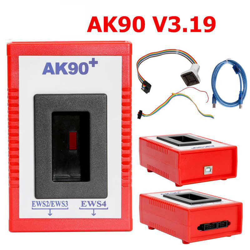跨境V3.19 AK90+ Key Programmer EWS防盗AK90汽车钥匙匹配仪