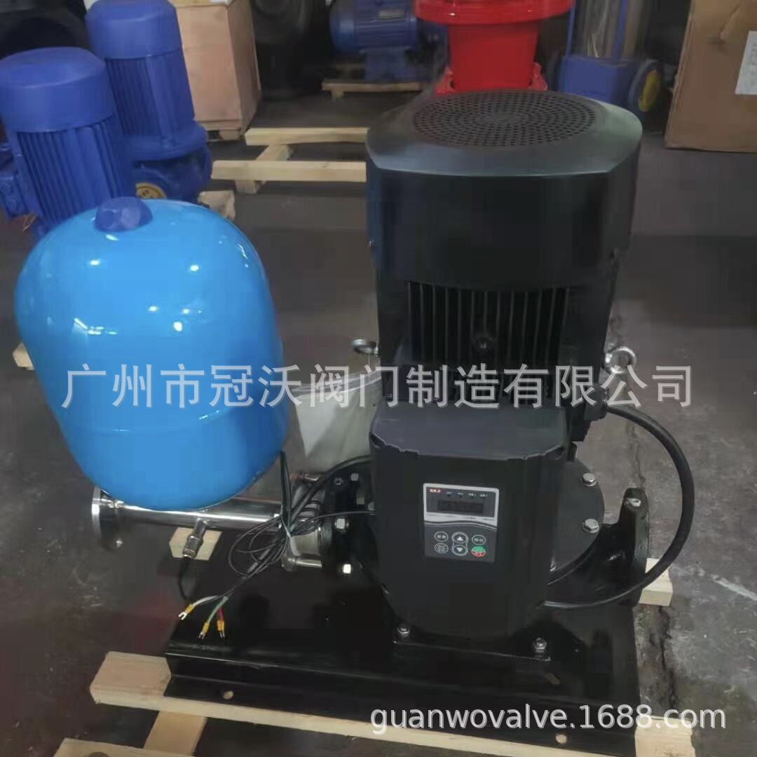 无负压恒压单泵变频供水设备小区生活无塔二次增压工地临时补水泵