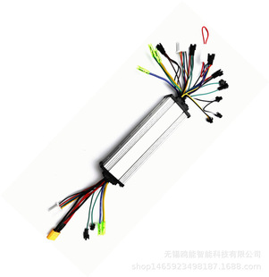 小推车双驱动 48v250w350W限流30A通用一拖二 双驱控制器24v 36v