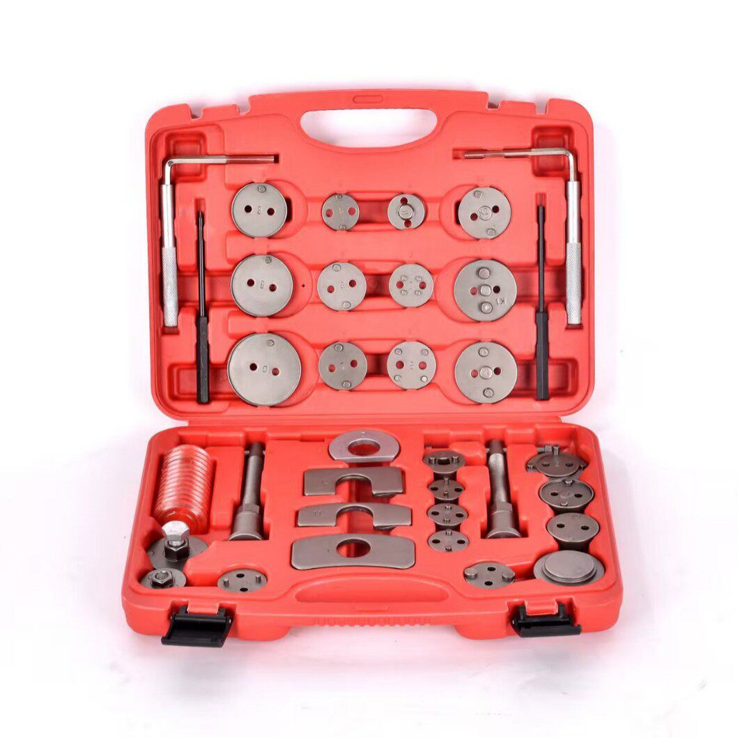 厂家批发全车系刹车片更换工具35件碟式剎车调整器刹车活塞压缩器
