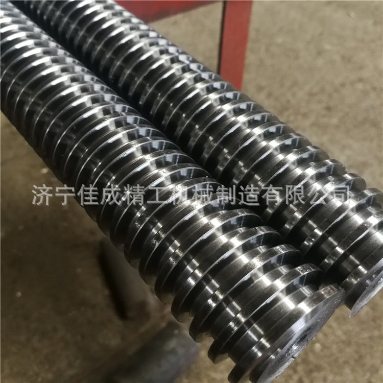 厂家订置梯形丝杆机床设备丝杠传动调节左右旋大导程大螺距T40T50