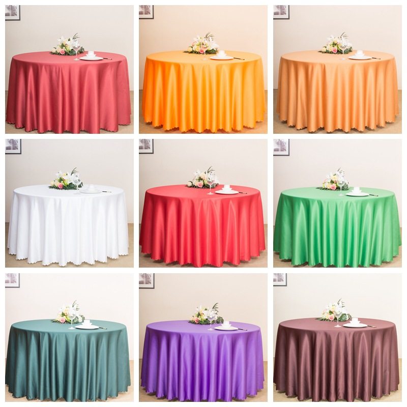 纯色酒店桌布宴会婚庆圆桌台布会议展会餐厅台布圆形餐桌桌布,电子元器件市场,电线扎带/束线带,淘宝优惠券,粉丝福利购,淘宝优惠卷