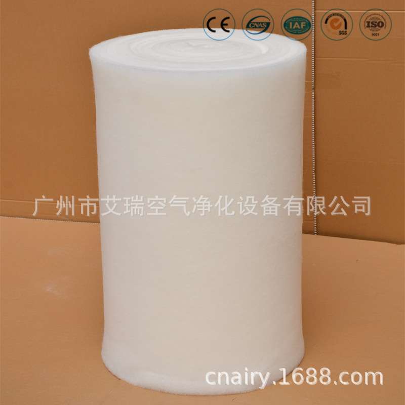 20mm厚阻燃初效过滤棉动车组高铁过滤棉CRH2型动车组空调过滤棉
