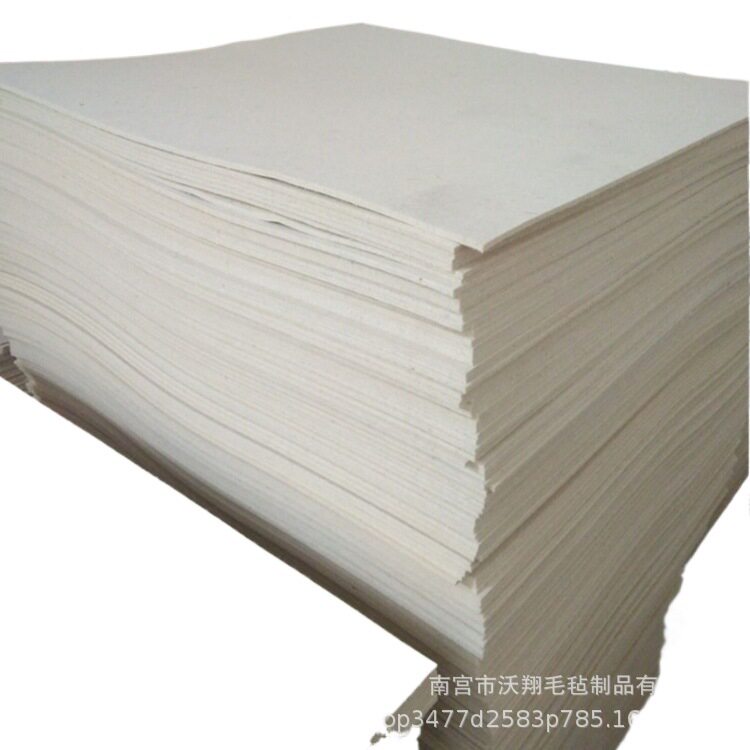 工业毛毡化纤毡高密度吸油密封保温混纺工业毛毡机械化工纯羊毛毡