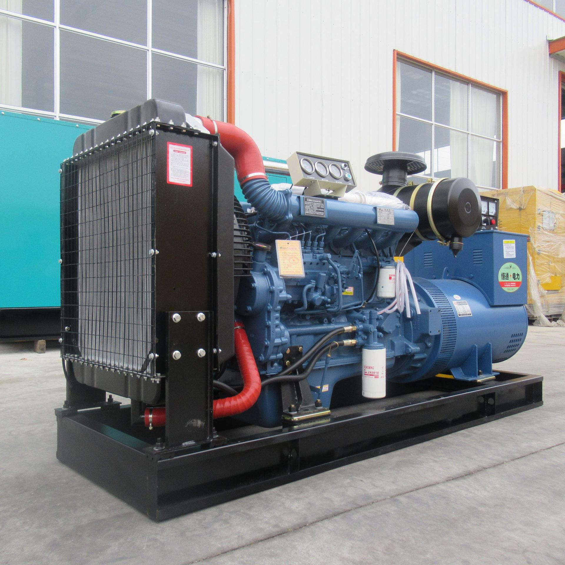 100KW柴油发电机100千瓦工厂直销三相无刷发电机铜芯工业限电应急