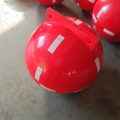 60公分浮球 聚乙烯发泡浮球 耐腐浮球 600mm水库水位警示勘测浮球