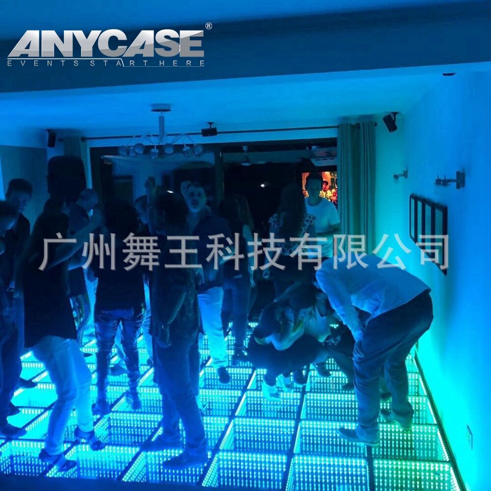 婚礼LED跳舞板舞池板发光地砖灯舞台镜面LED dance Floor
