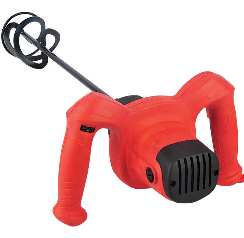 手持式电动搅拌机腻子粉涂料搅拌器牧格6档调速1000W电动搅拌器