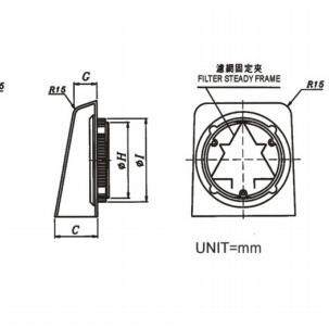 供应卡固通风过滤网组FU-9801A加FU-9802B套装