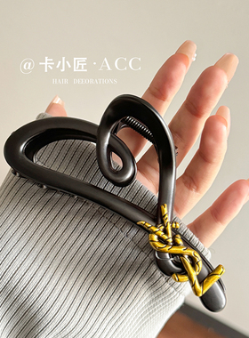 亚克力爱心字母鲨鱼夹