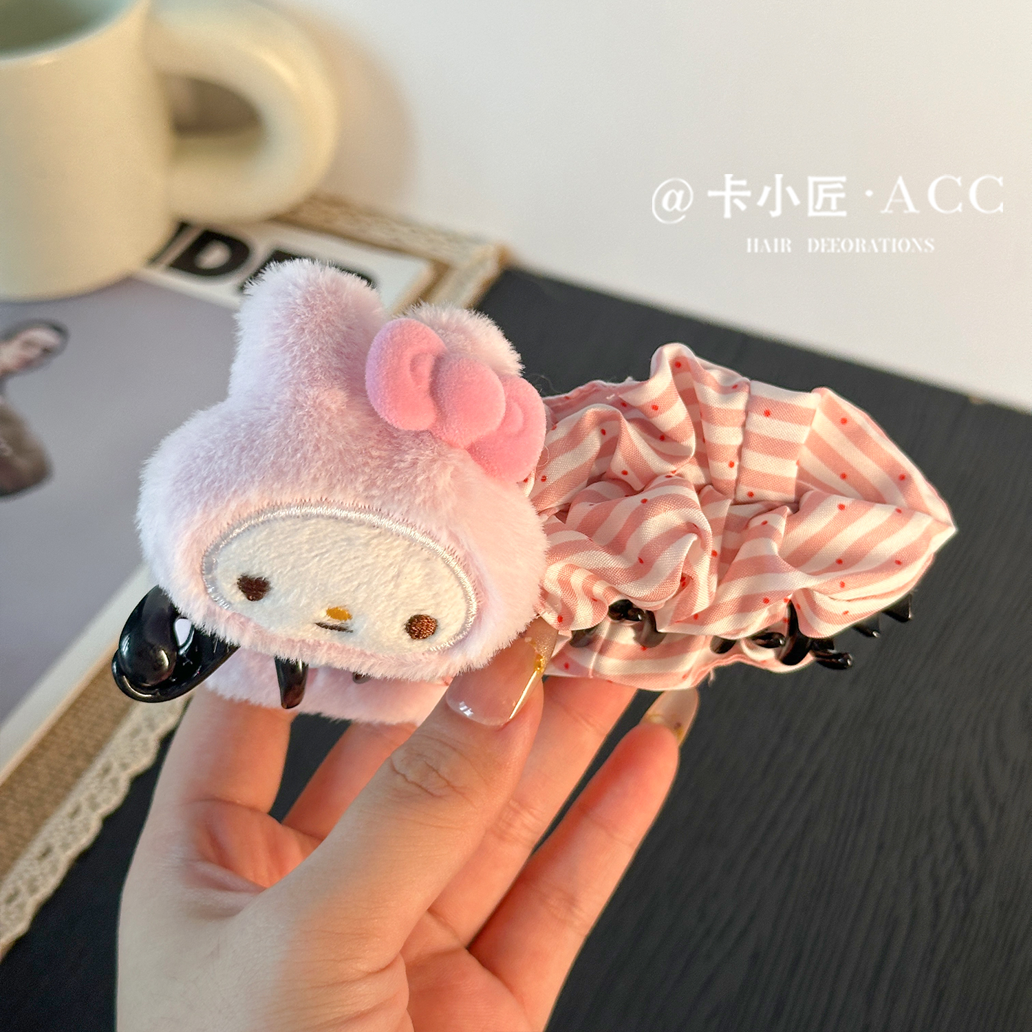 甜美可爱米菲兔香蕉夹学生发饰