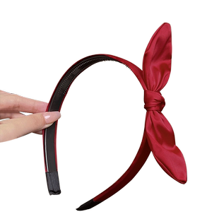 刘亦菲黄亦玫同款红色兔耳发箍女高级感洋气时尚洗脸压发头箍发卡
