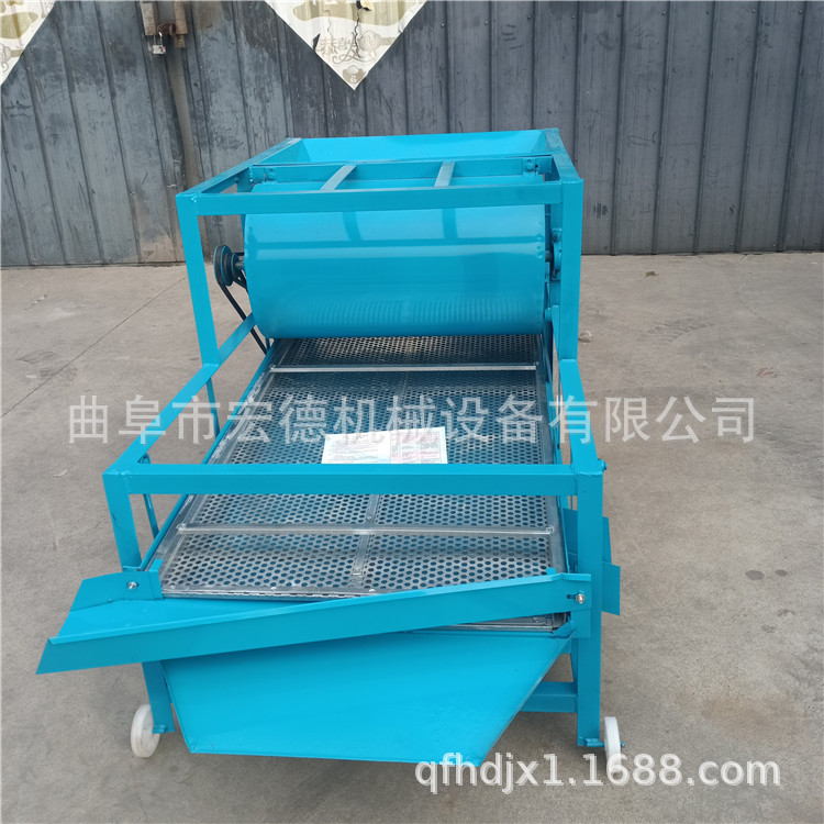 玉米粮食直线振动筛 小型双层振动筛 大豆小麦除杂筛选机
